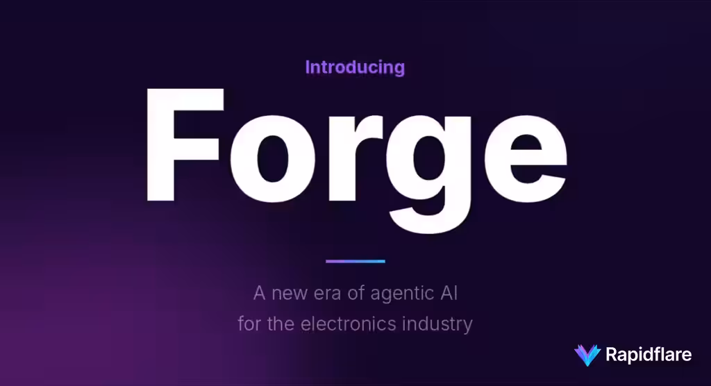 Rapidflare Brings Long-Running AI Agents to Electronics Industry with Launch of Forge