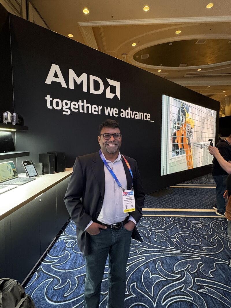 Rapidflare at the AMD booth