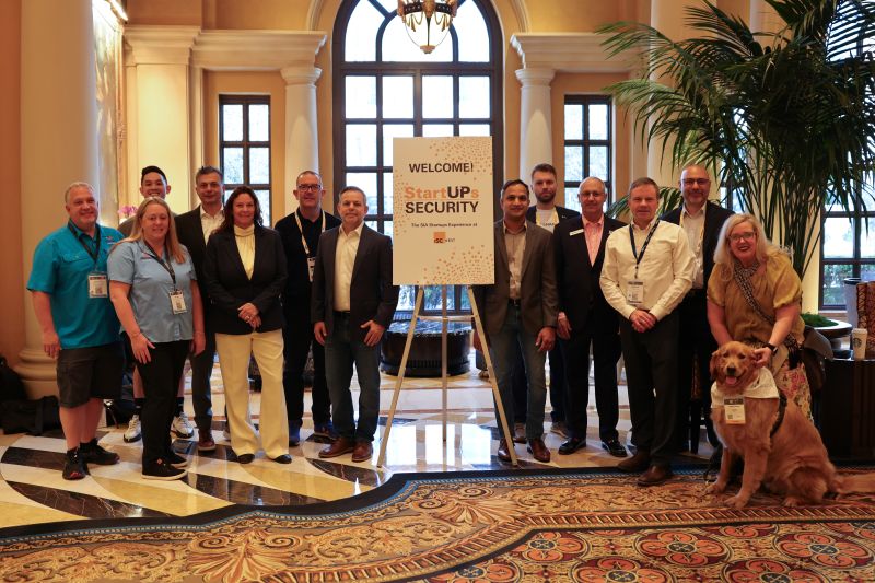 The Rapidflare team at the ISC Startups Security reception